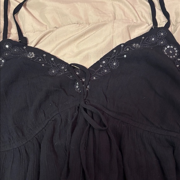 brand new hollister shimmer babydoll top - Picture 2 of 6